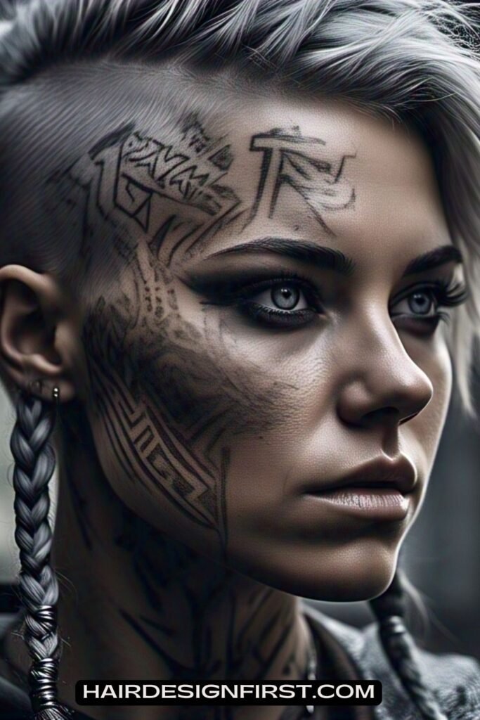 Asymmetrical Cut with Viking Details