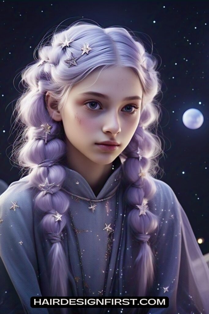 Bubble Braids with Star Clips