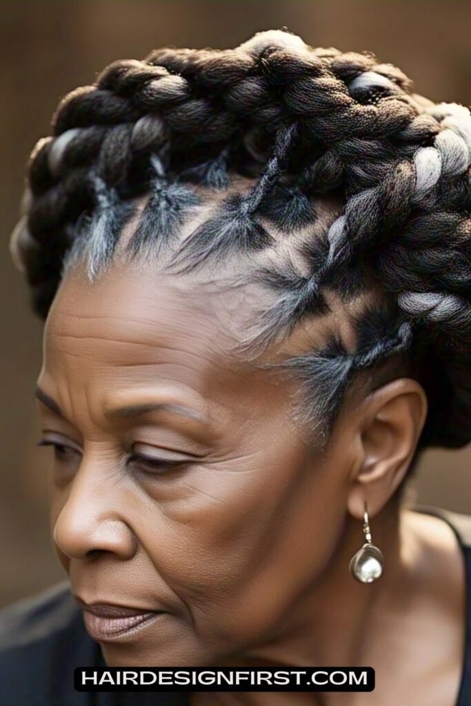 Crown Twist Updo