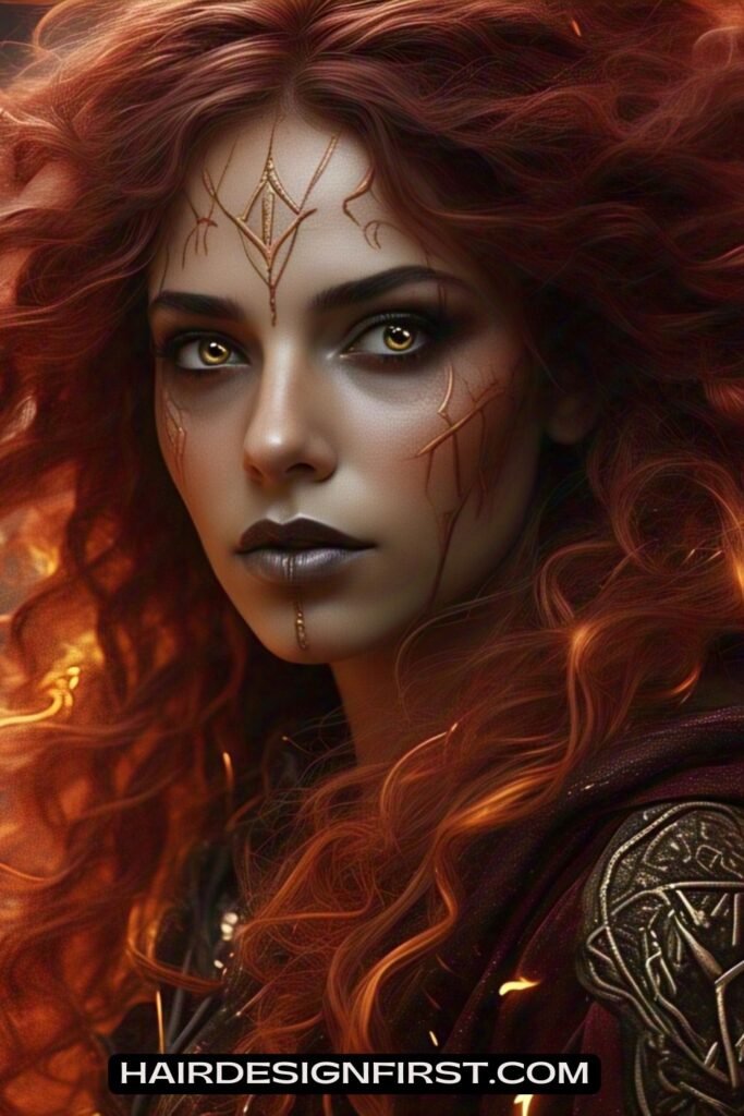 Fire-Red Curls