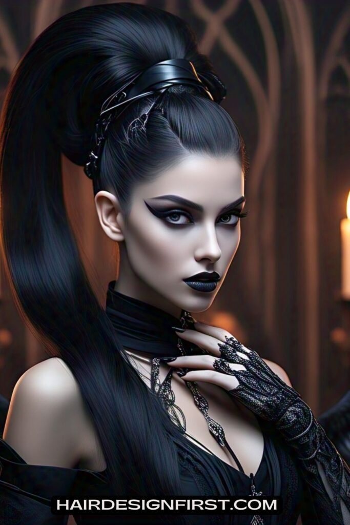 Gothic High Ponytail