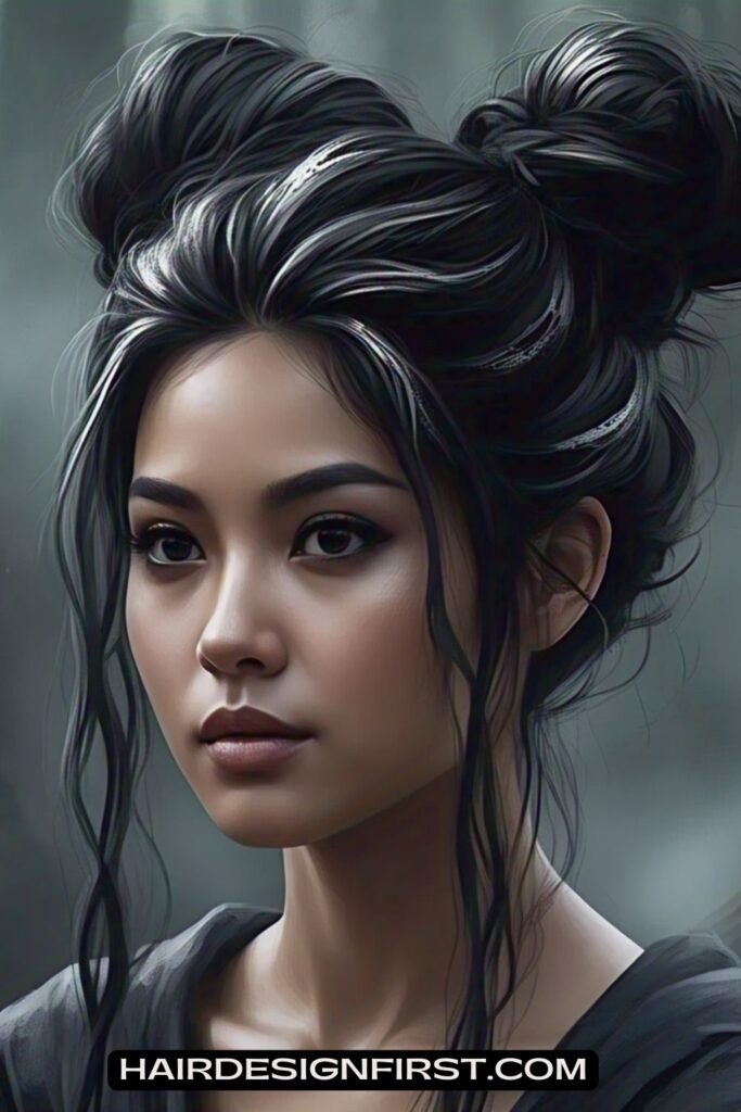 Half-Up Bun (The Witchy Top Knot)