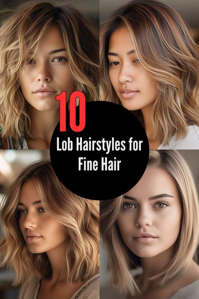 Lob Hairstyles for Fine Hair