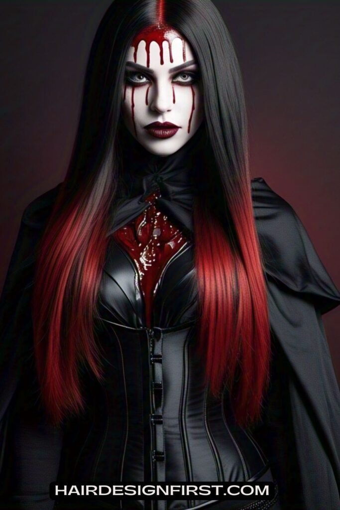 Blood Drip Hair Dye