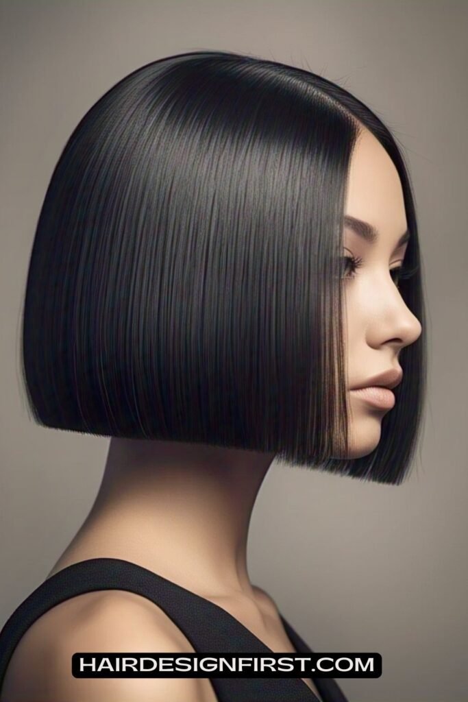 Blunt Ends Stacked Bob