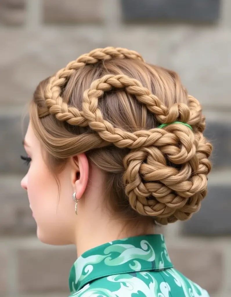 Braided Medusa Bun