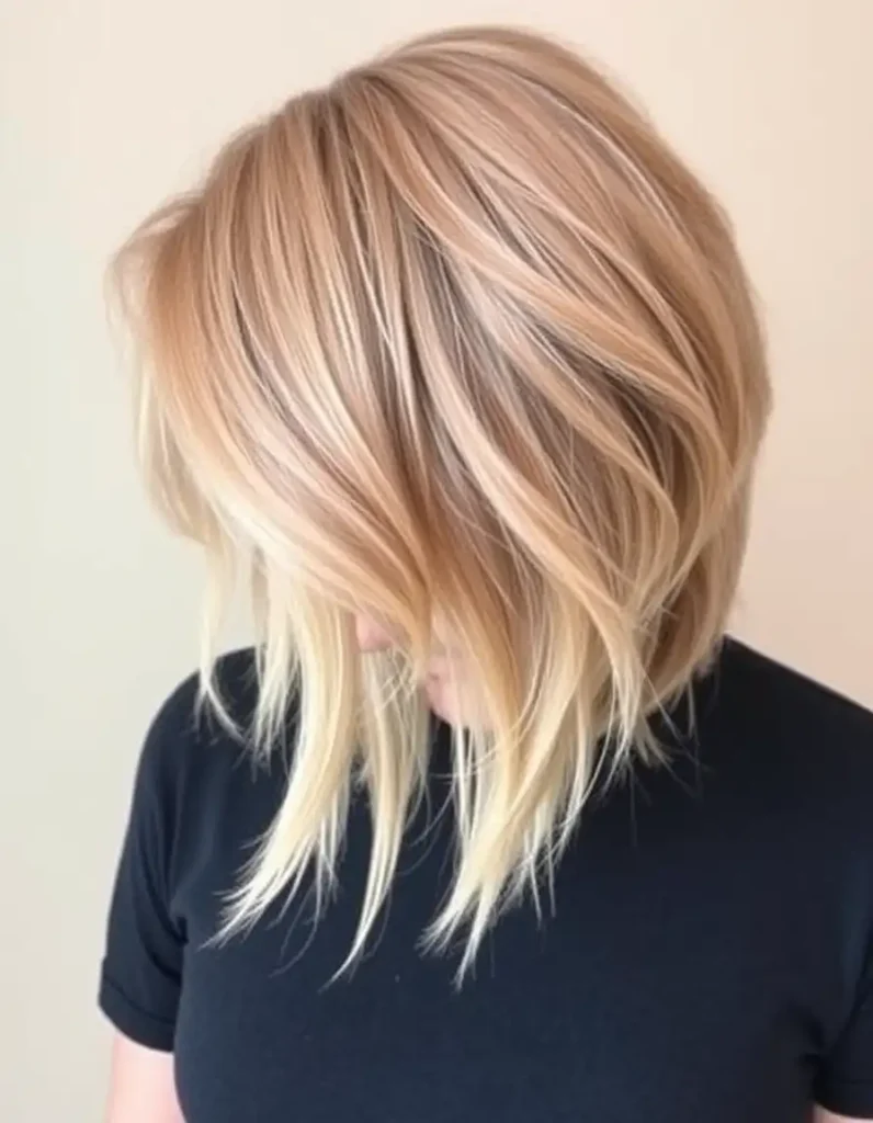 Choppy Bob with Tapered Ends