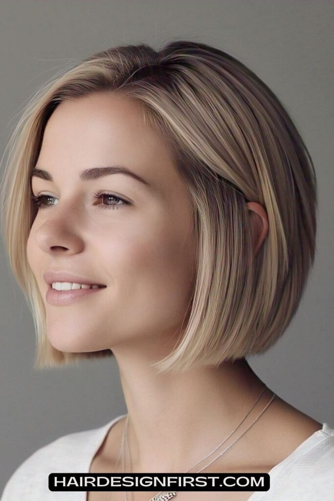 Classic Chin-Length Stacked Bob