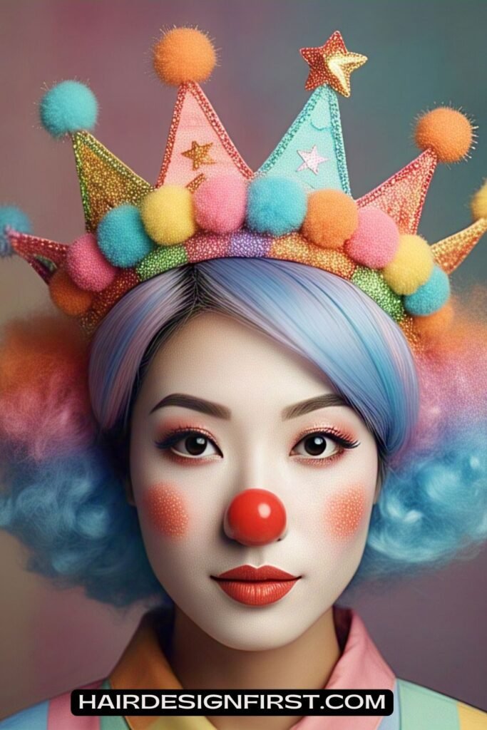 Clown Crown Hair