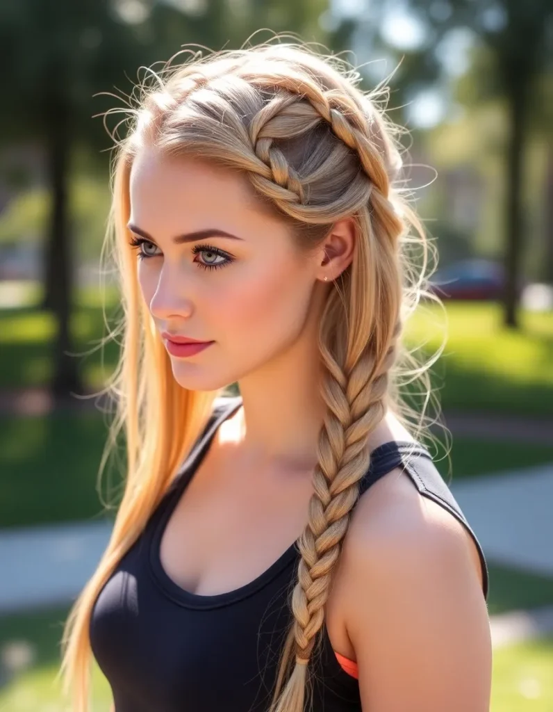 Double French Braids