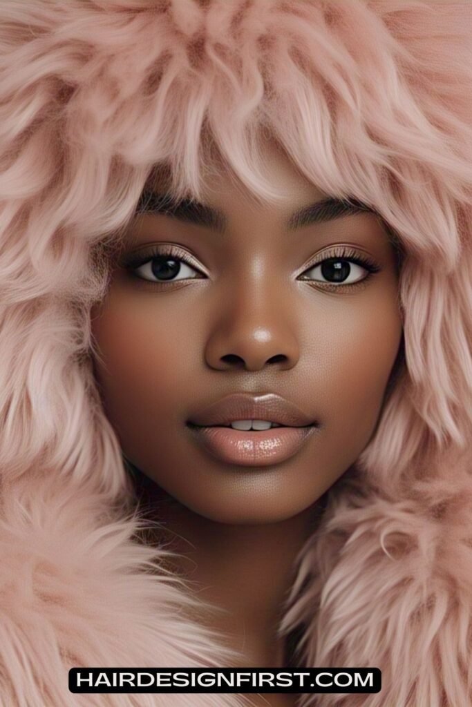 Fuzzy Wig with Bangs