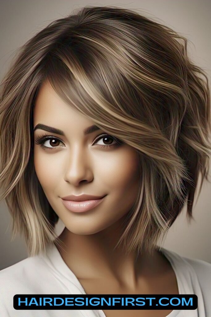 Layered Bob with Chunky Highlights