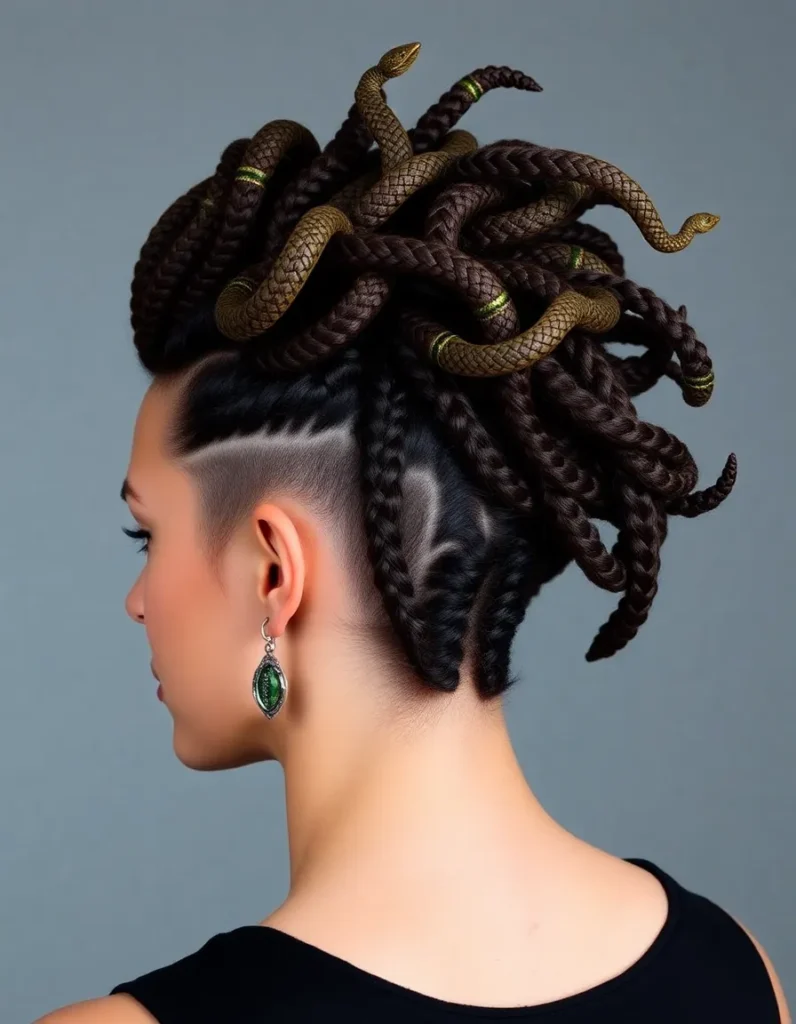 Medusa Braid Mohawk