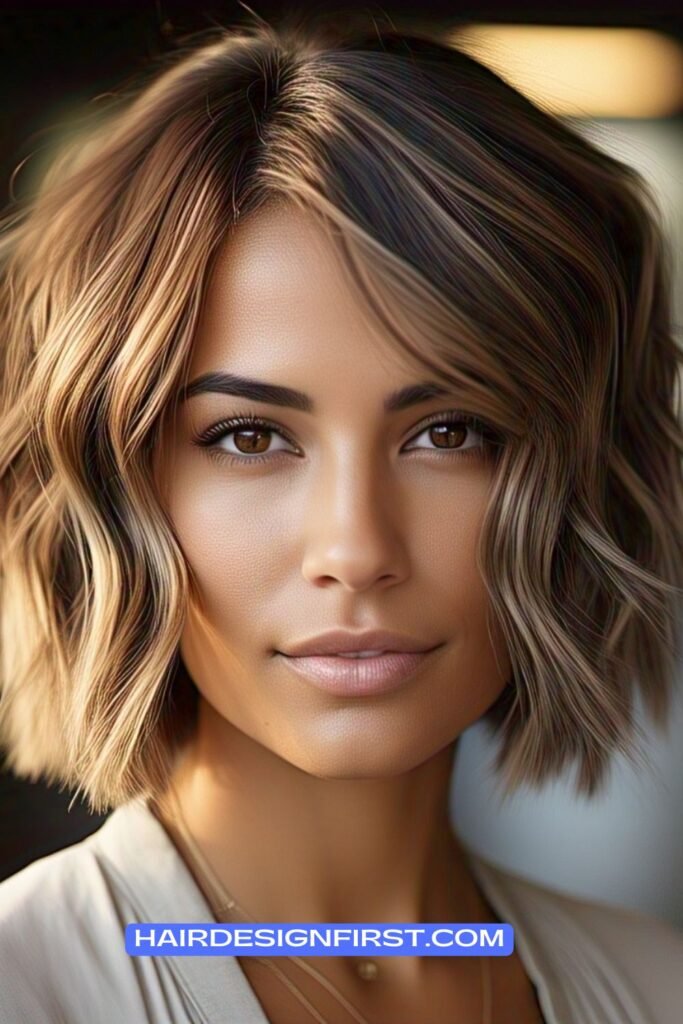 Short Hair with Highlights