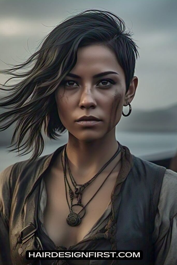 Short Pirate Bob with Side Part