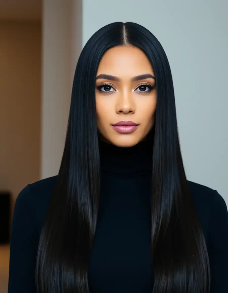 Sleek Straight Hair
