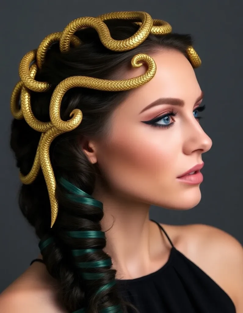 Snake Hair Accessories Medusa Look