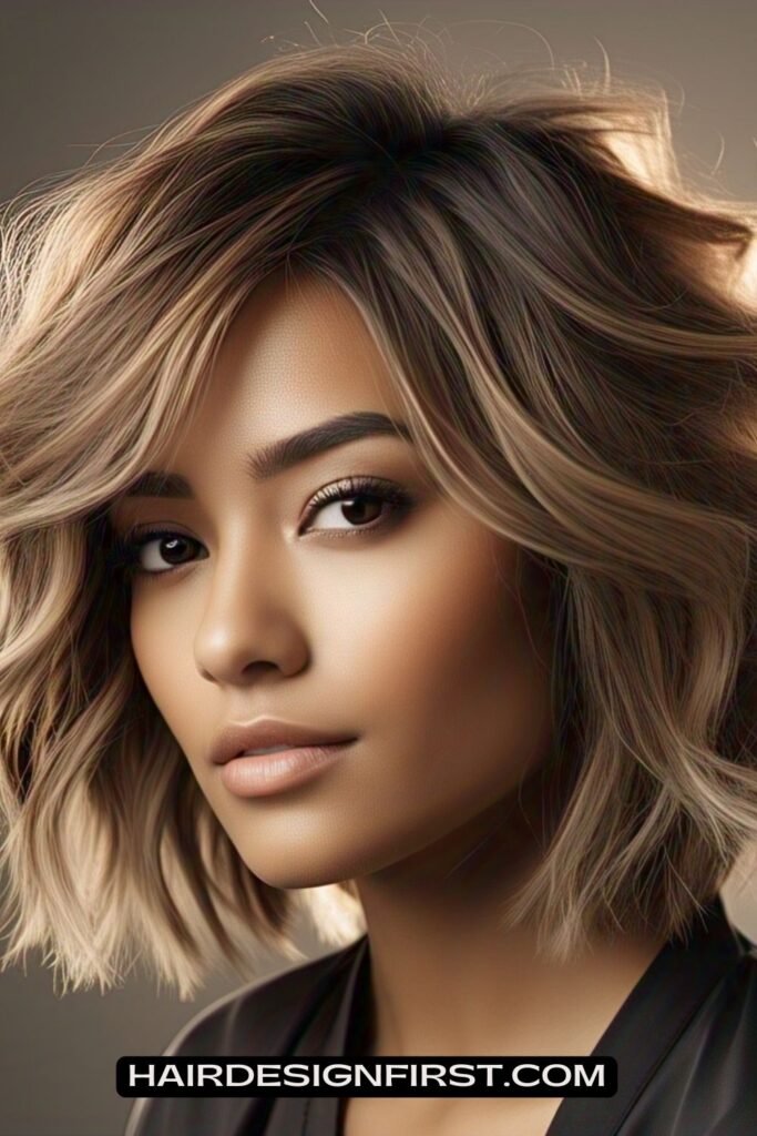 Soft Layered Bob with Volume Crown
