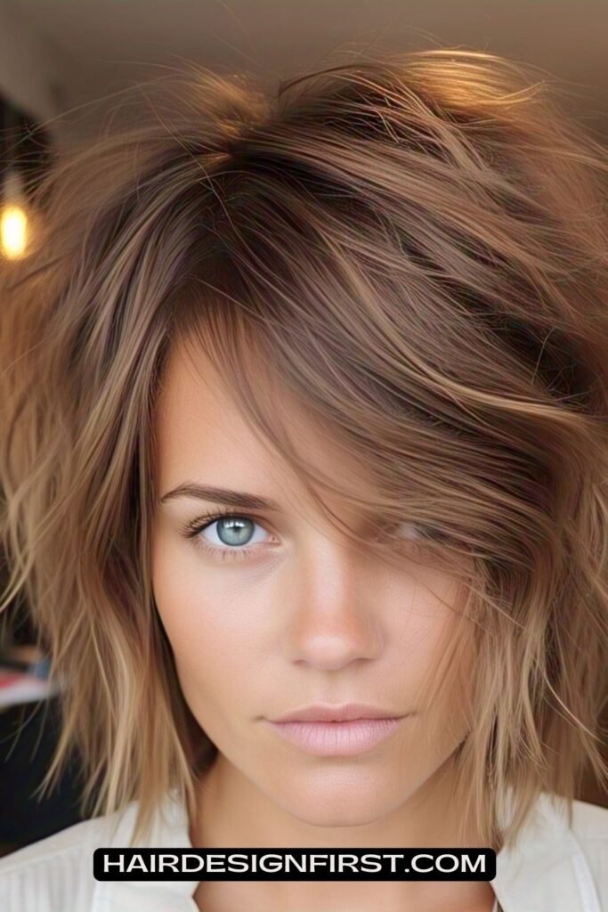 Textured Layers Stacked Bob