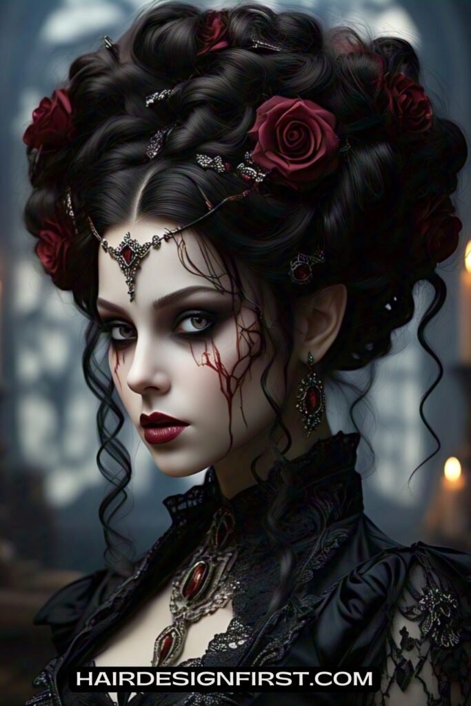Twisted Gothic Updo