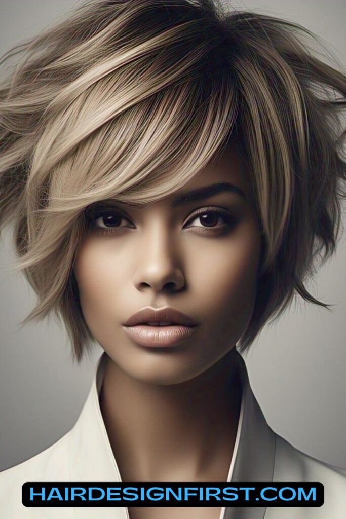 Volumized Crown Stacked Bob