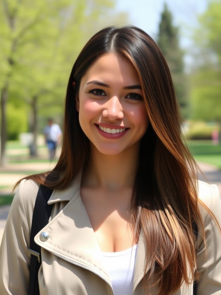 Caramel Highlights on Brown Base