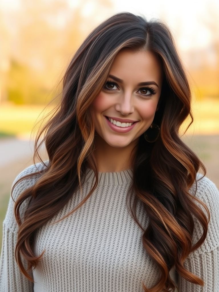 Chestnut Brown with Copper Hints