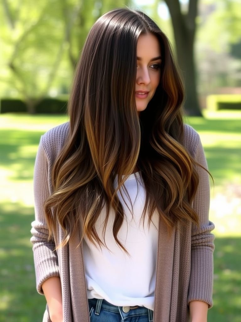 Chocolate and Caramel Ombre