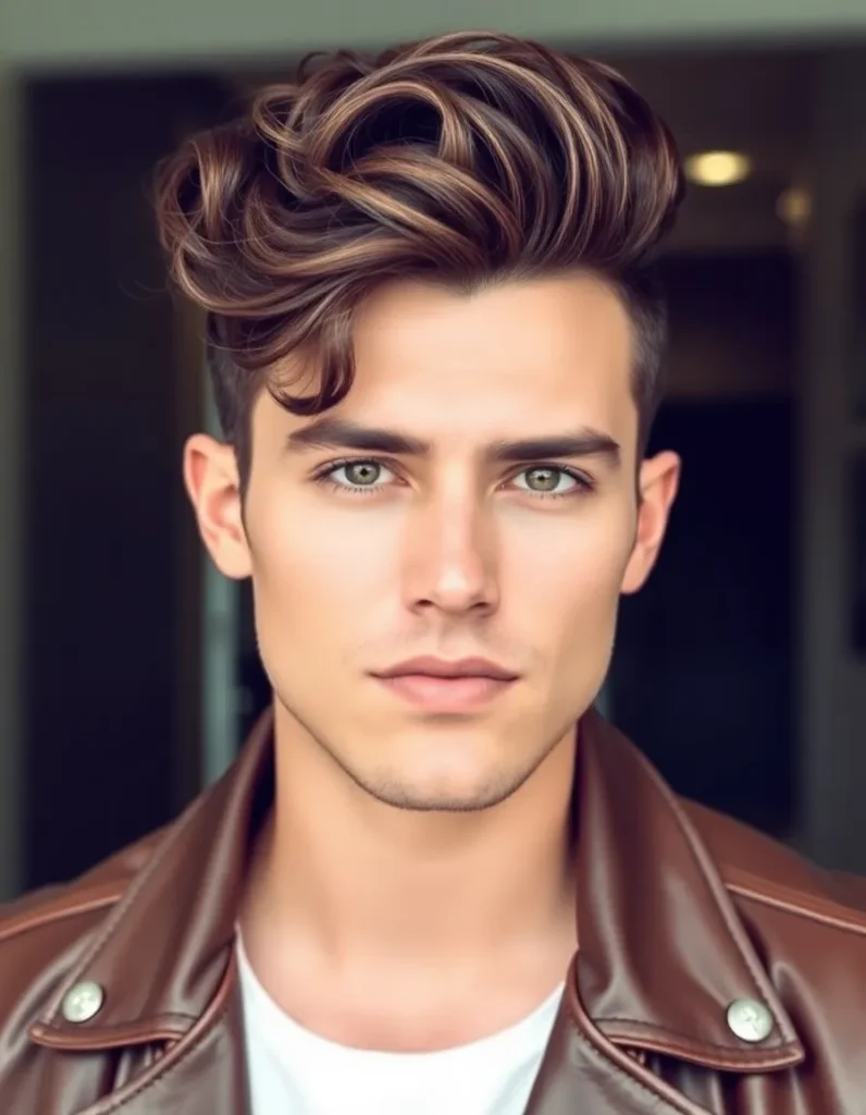 Curly Pompadour