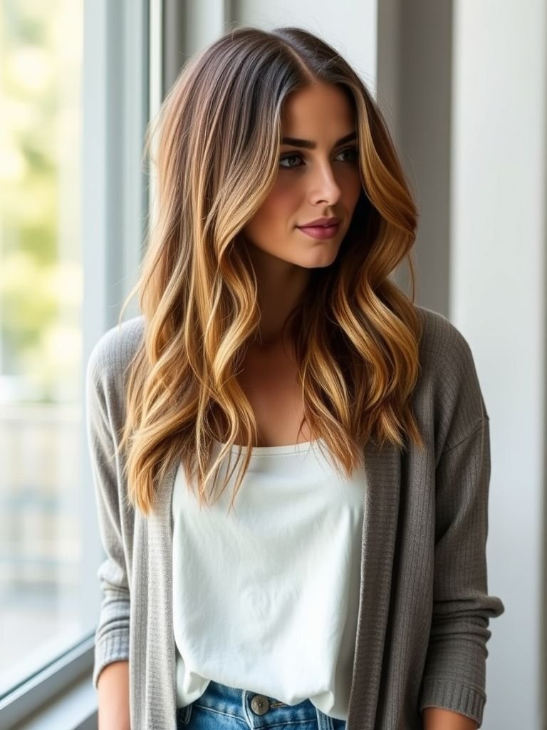 Golden Brown Balayage